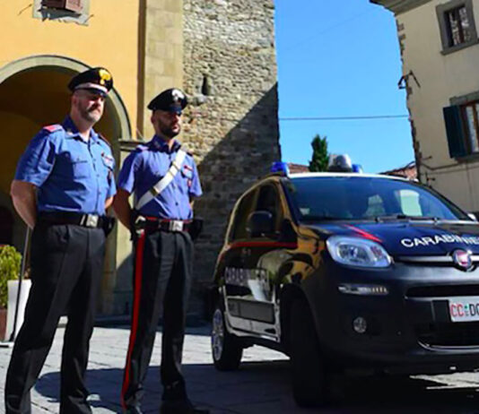 Furti a Bibbiena, due persone denunciate dai carabinieri