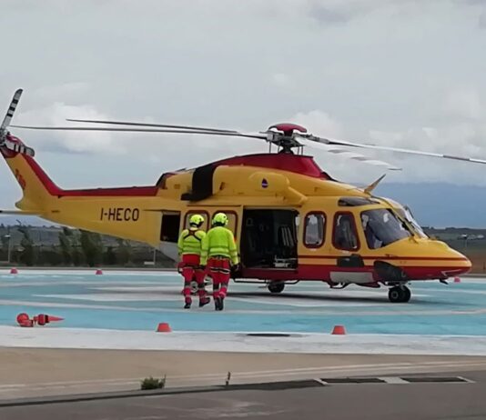 Incidente sul lavoro a Sansepolcro, 49enne trasferito a Siena in elicottero