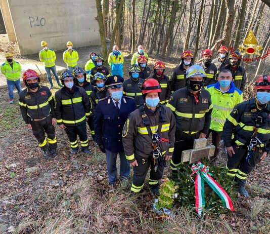 I Vigili del Fuoco di Arezzo ricordano oggi il collega Filippo Bertini deceduto 21 anni fa