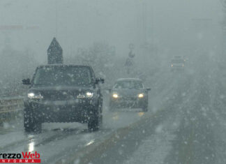 Neve e vento, codice giallo su appennino tosco-emiliano e valli di Arno e Ombrone pistoiese e Valtiberina