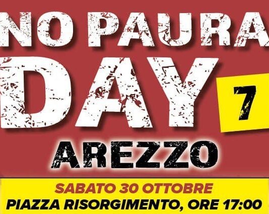 Sabato 30 ottobre torna ad Arezzo il “No Paura Day”