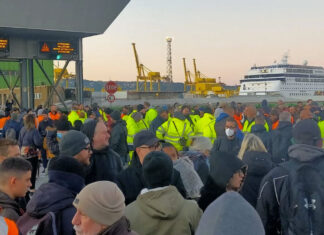 I varchi dei porti bloccati dalla protesta contro il Green Pass