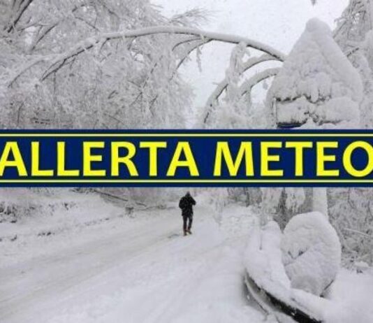 Nuova perturbazione in arrivo, codice giallo per pioggia e neve