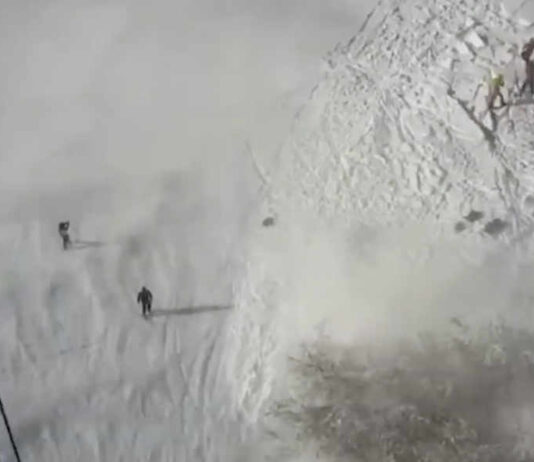 Valanga sull’Abetone, le immagini dall’alto – Video