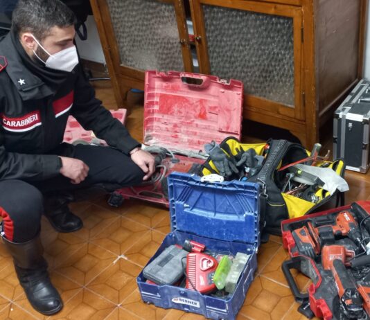 Pieve Santo Stefano: i Carabinieri sequestrano attrezzature rubate
