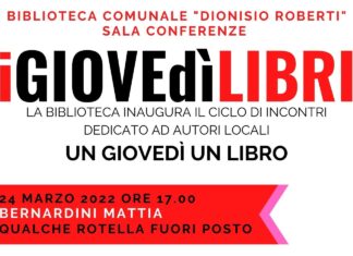 “Messaggi di pietra”, continua il ciclo “Giovedìlibri”