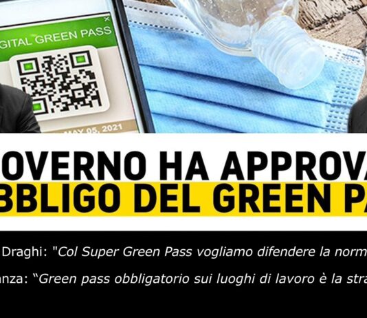15.10.2021: entra in vigore il “vergogna” pass nei luoghi di lavoro