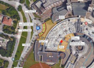 Allestimento cantiere per realizzazione nuovo Blocco Operatorio