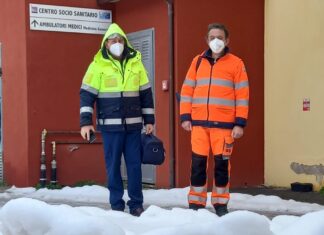 Infermieri sulla neve. La sanità del territorio non si ferma