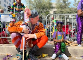 Sbandieratori di Sansepolcro in trasferta a New Orleans: le foto di un grande successo