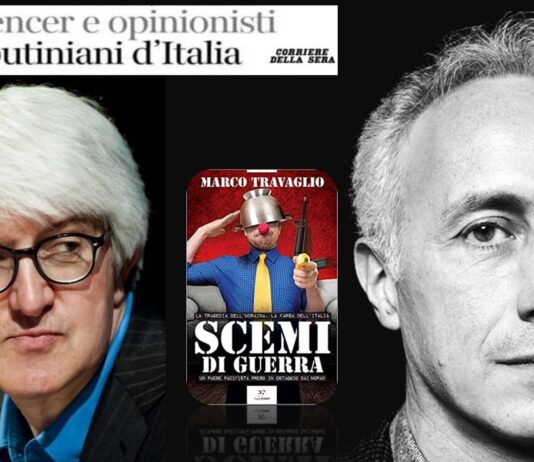 Ucraina: Marco Travaglio vs Beppe Severgnini su LA7 – VIDEO