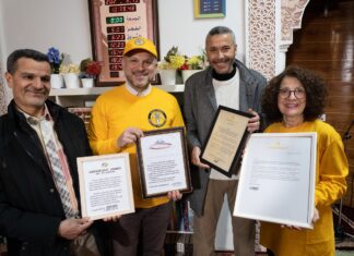 Riconoscimento ai volontari della Chiesa di Scientology di Firenze per la sanificazione di 4 moschee