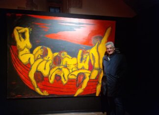 Inaugurata “Aere sanza stelle”, la mostra di Giuseppe Fanfani sull’Inferno dantesco