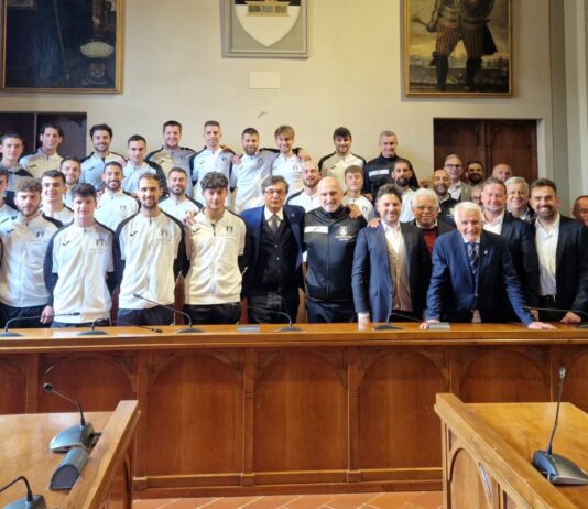 Sansepolcro Calcio premiato a Palazzo delle Laudi