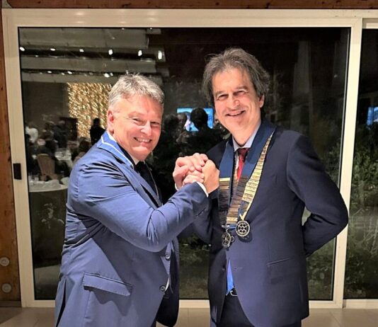 Il Rotary Club Arezzo ha celebrato il “Passaggio del Collare”