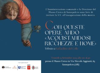 Venerdi 15 settembre inaugura al Museo Civico la grande mostra dedicata a Raffaellino del Colle
