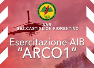 La Vab di Castiglion Fiorentino organizza esercitazione antincendio