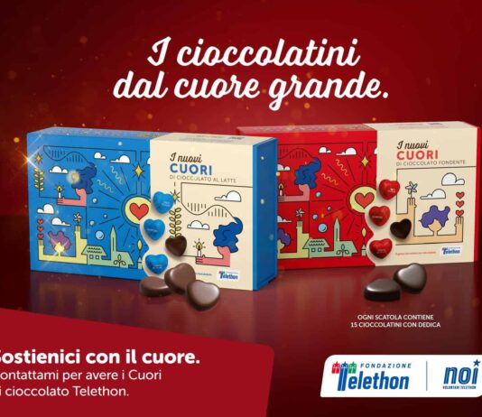 Sansepolcro aderisce alla Campagna di Natale Telethon 2024: arrivano i Cuori di Cioccolato in piazza il 14 e 21 dicembre