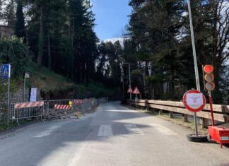Crollo del muro in via Turati a Bibbiena: gli aggiornamenti