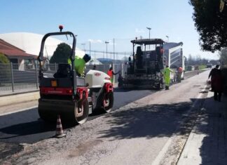 Sansepolcro: procedono gli interventi di asfaltatura sulle arterie del centro urbano