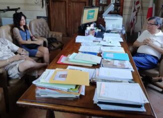 Il boxeur Alessandro Riguccini ricevuto dal Sindaco di Sansepolcro