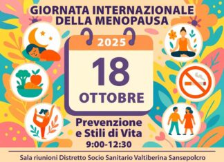 Sansepolcro, sabato mattina un incontro per parlare di menopausa