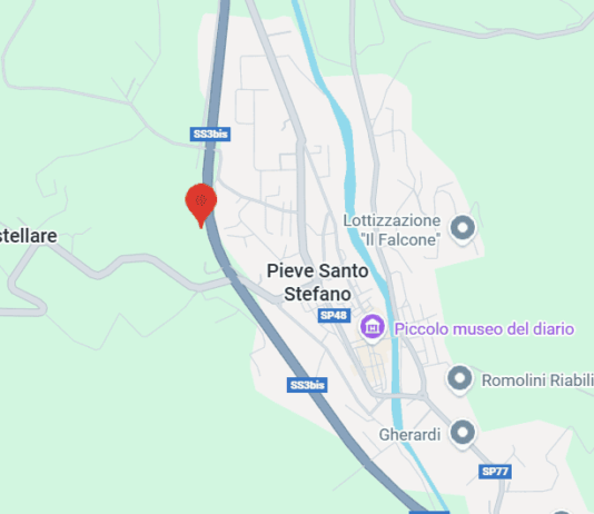 Pieve Santo Stefano: temporaneamente chiusa la statale 3 Bis Tiberina