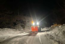 Nevicate in Valtiberina: viabilità sotto controllo, squadre operative