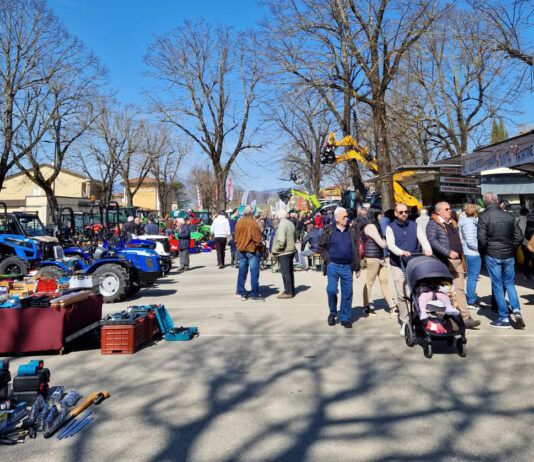 Ultimi preparativi per le Fiere di Mezzaquaresima