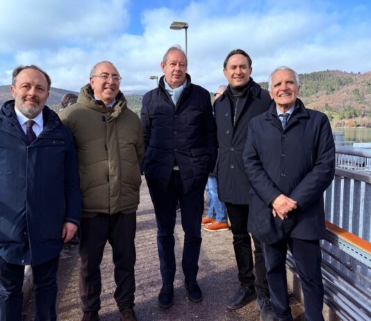 Il Prefetto Di Nuzzo e Alessandro Polcri in visita a Montedoglio