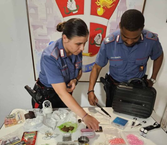Badia Tedalda: fermati dai Carabinieri con cocaina, hashish e metanfetamine
