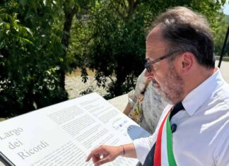 Inaugurato a Pieve Santo Stefano il Largo dei Ricordi lungo il Tevere