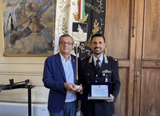 Il saluto di Sansepolcro al Maggiore Carmine Feola